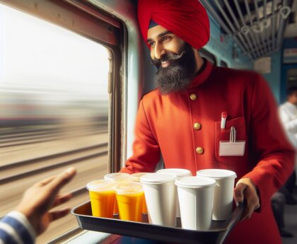 food in train